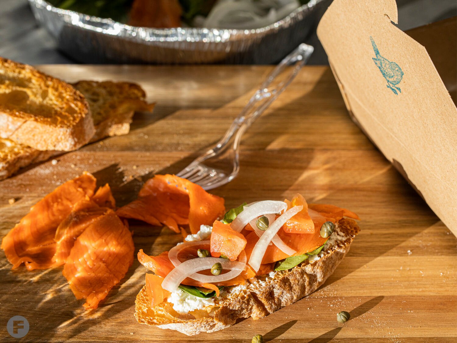 Blue Bird Bistro: House-cured salmon
